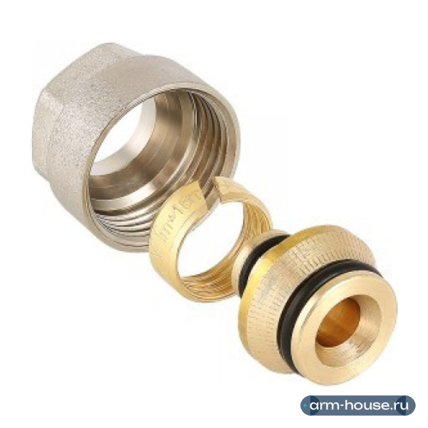 Фитинг коллекторный VALTEC 16 (2,0)х 3/4" Евроконус для металлополимерной трубы (VT.4420.NVE.16)
