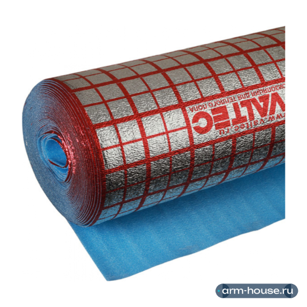 Подложка для теплого пола Valtec рулонная 30 м2 (1,2x25 м) без теплоизоляции VT.HS.FP.0312