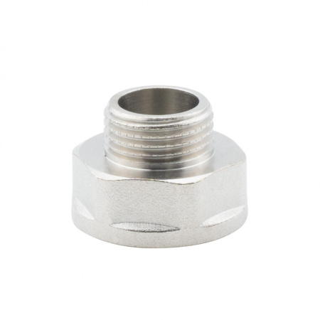 Переходник 3/4" х 1/2" ВР-НР, никелированный Alato