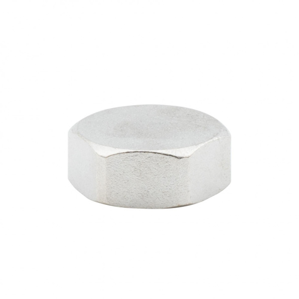 Заглушка 3/4" ВР, никелированная Alato