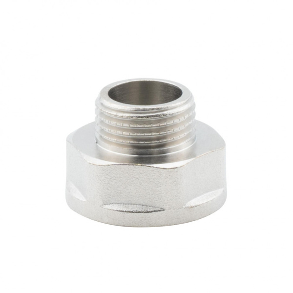 Переходник 3/4" х 1/2" ВР-НР, никелированный Alato