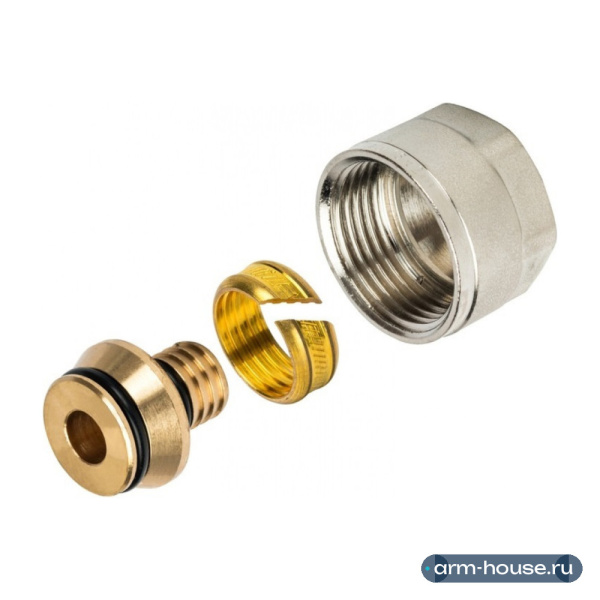Фитинг компрессионный Stout для труб 16х2.0х3/4" металлопластиковой (SFC-0021-001620)