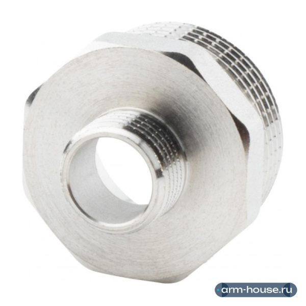 Ниппель переходной 1 1/4" х 1/2" , НР-НР, никелированный Alato