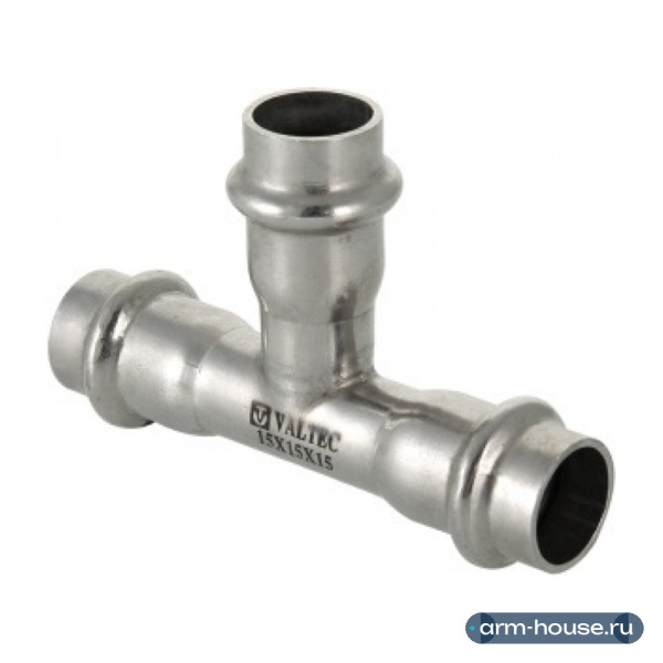 Тройник пресс Valtec 22х22х22 мм (пресс-фитинги из нерж. стали серии VTi.931.I)