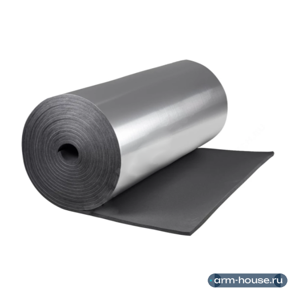 Теплоизоляция стандартная K-FLEX ST AL CLAD 10 толщина 10 мм, в рулонах шириной 1 м