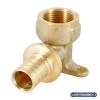 Угольник настенный ВР РЕХАУ RAUTITAN MX, 25-Rp 3/4", DZR латунь