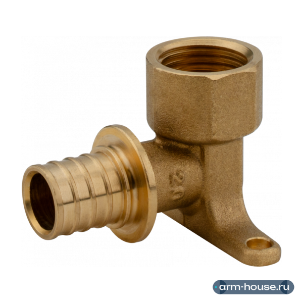 Угольник настенный латунный 20 x 1/2" Alato