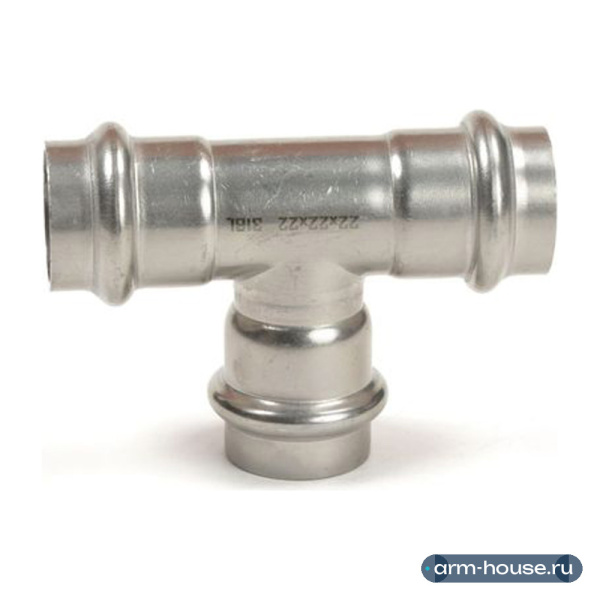 Пресс тройник РЕХАУ EdelPress 35 AISI 316L