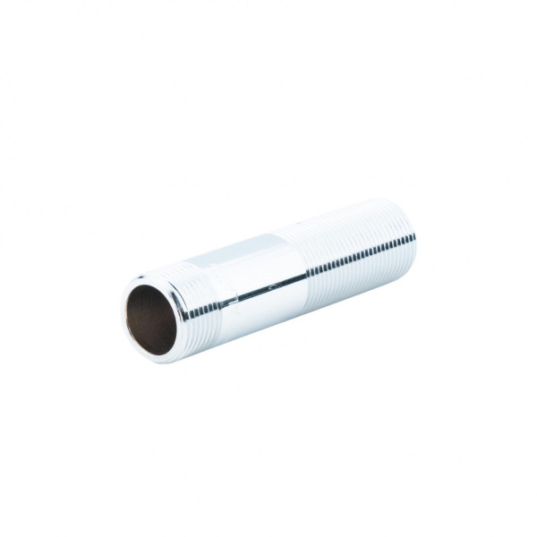 Сгон 3/4" х 100 мм НР-НР, хромированный Alato