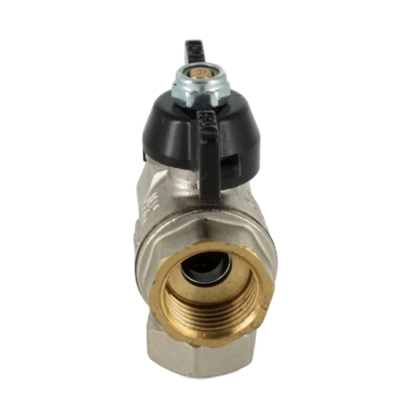 Кран шаровой, ELSEN, с фильтром механической очистки, 1/2", ВВ, PN 30, T°C -от -20 до +100, ручка-бабочка