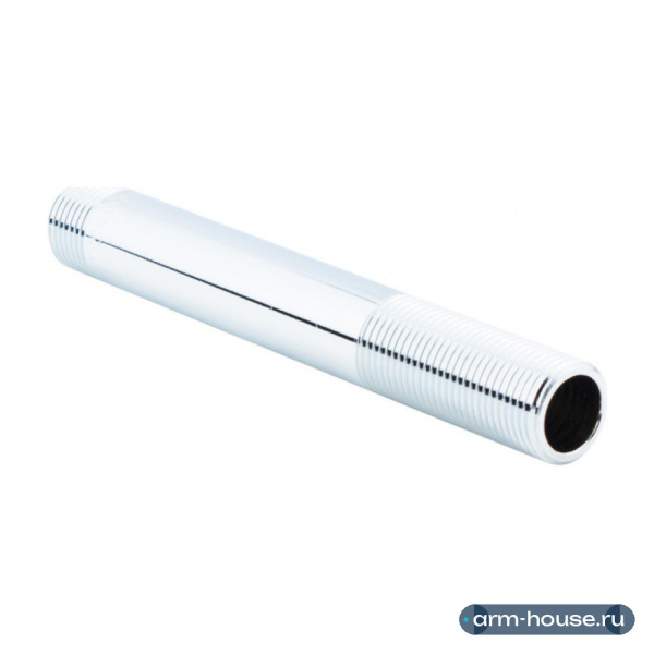 Сгон 1/2" х 150 мм НР-НР, хромированный Alato