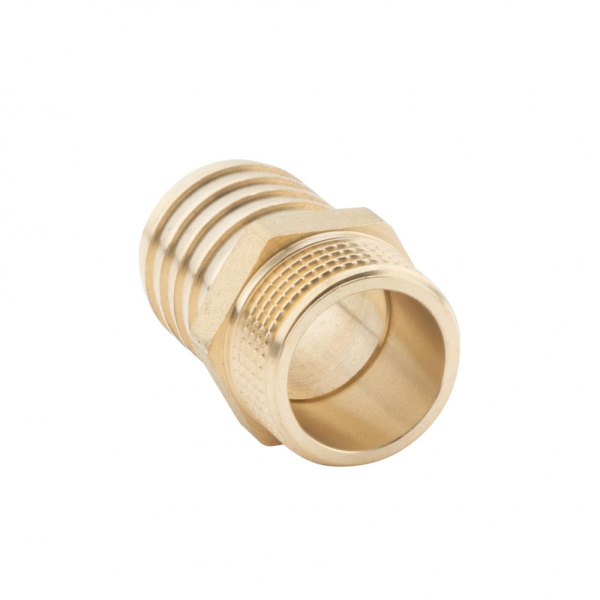 Штуцер 3/4" x 25мм НР, латунный Alato