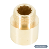 Удлинитель НВ ELSEN Metalit, 1/2"х20 мм, латунь