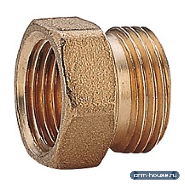 Фитинг-переходник В прямой Giacomini, 1/2" x 18, латунь, арт. R180RY056