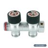Коллектор распределительный Rehau RAUTITAN G 3/4"х3/4" EK, 2 отвода, с регулировкой