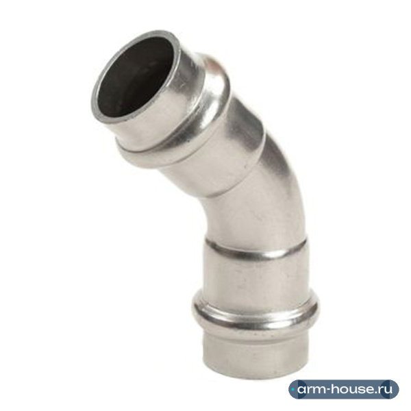 Пресс отвод 45° РЕХАУ EdelPress 54 AISI 316L