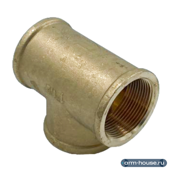 Тройник равнопроходной ВВВ ELSEN Metalit, 1 1/2", латунь