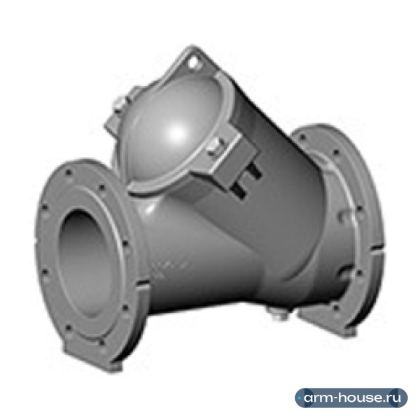 Клапан обратный шаровой фланцевый Tecofi CBL6240 DN200 PN10, нерж. сталь FPM