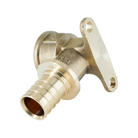 Угольник настенный В ELSEN Monolit, 25х3/4", латунь
