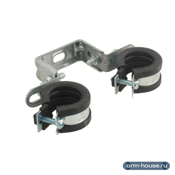 Хомут двойной для труб отопления Walraven BIS Duplo KSB1, 32-35 мм, с EPDM