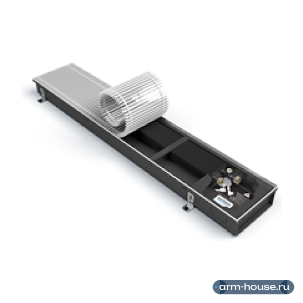 Конвектор внутрипольный Varmann Ntherm 230х110х700 мм, F-профиль, с естественной конвекцией, с алюминиевой решеткой