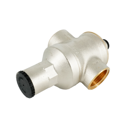 Редуктор давления поршневой ELSEN EPR04 1" ВВ с манометром, 1-6.5 бар, латунь