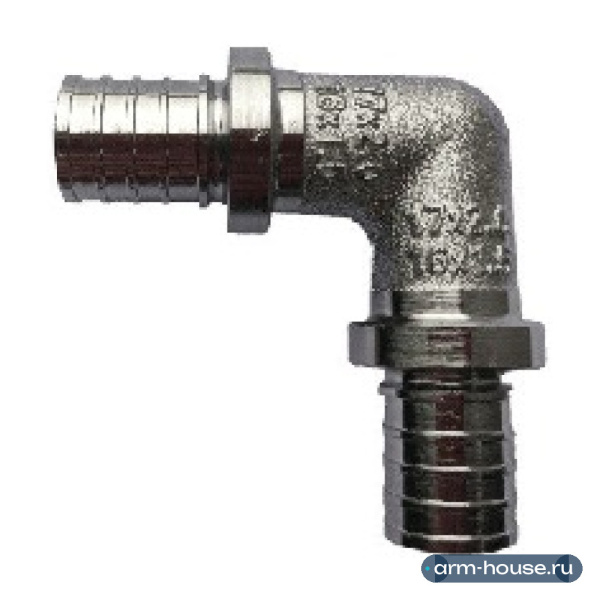 Угольник 90° РЕХАУ THERM S, 17 x 17, хромированная латунь