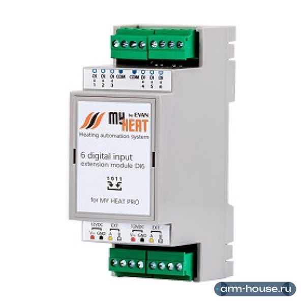 Дискретный блок расширения MyHeat DI6
