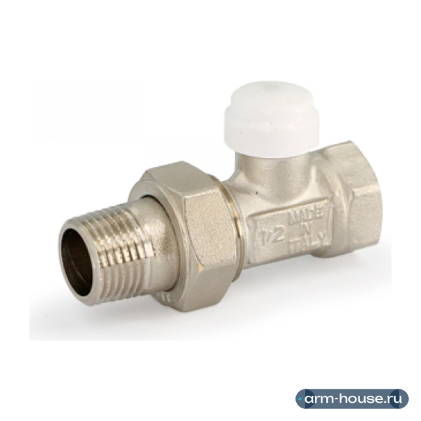 Вентиль обратный прямой Uni-Fitt Thermo 1/2" для радиатора