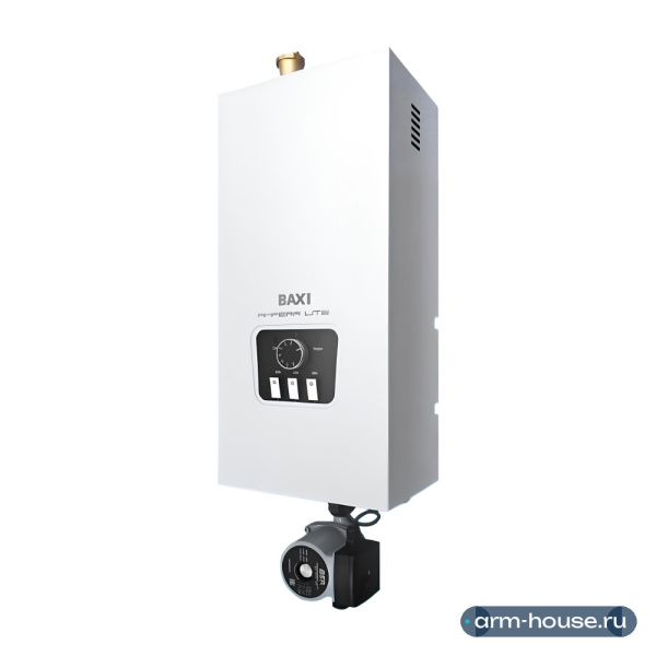 Котёл электрический настенный Baxi Ampera Lite 9, мощность 9 кВт, одноконтурный