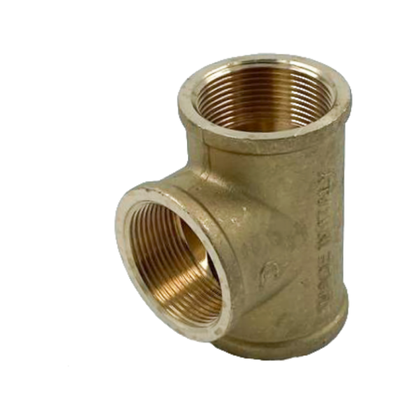 Тройник равнопроходной ВВВ ELSEN Metalit, 1 1/2", латунь