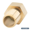 Штуцер 1/2" x 16мм ВР, латунный Alato