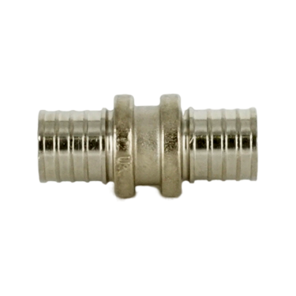 Муфта равнопроходная РЕХАУ THERM S, 20 x 2.0, хромированная латунь