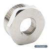 Футорка 1 1/4" х 1/2" НР-ВР, никелированная Alato