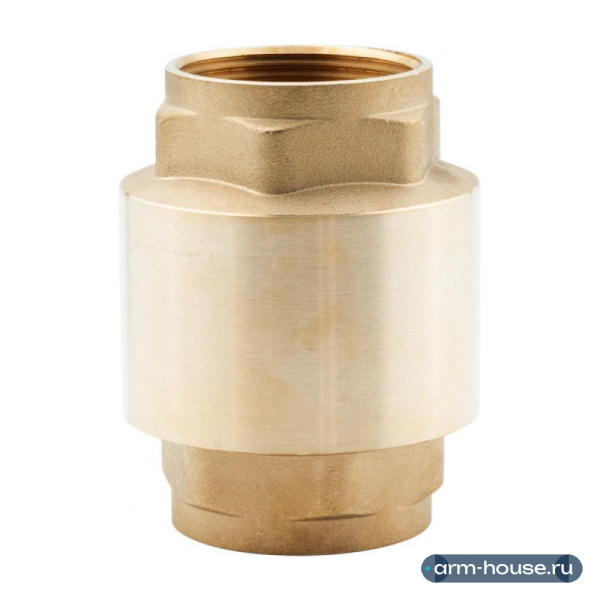 Клапан обратный 1 1/2" ВР-ВР, пружинный, с латунным седлом Alato