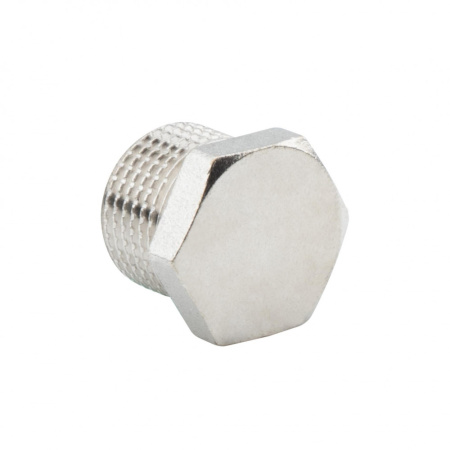 Заглушка 3/8" НР, никелированная Alato