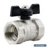 Кран шаровой 3/4", неполнопроходной, ВР/ВР, ручка бабочка