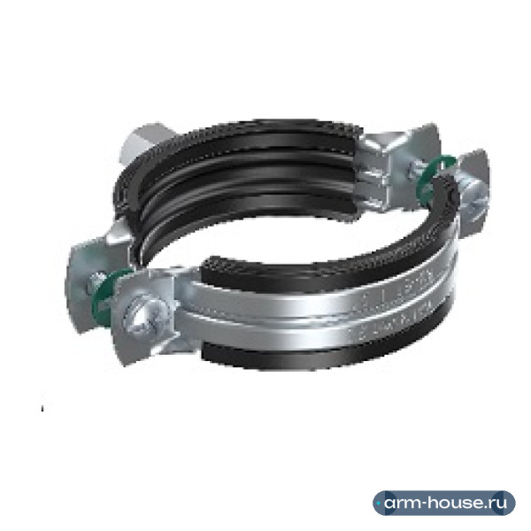Хомут Walraven 2S, оцинкованный, M8, 47-52 мм, с EPDM