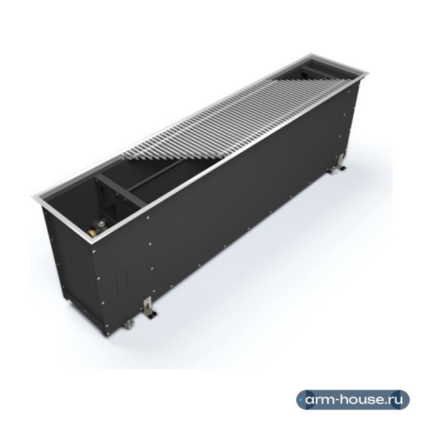 Конвектор внутрипольный Varmann Ntherm Maxi 230х300х2000 мм, U-профиль, с естественной конвекцией, с алюминиевой решеткой