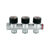 Коллектор распределительный Rehau RAUTITAN G 3/4"х3/4" EK, 3 отвода, с регулировкой