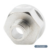 Переходник 1/2" х 1/4" ВР-НР, никелированный Alato