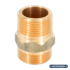 Ниппель-переход Oventrop Cofit S, 1" x 1", бронза без покрытия, НР-НР ЕК