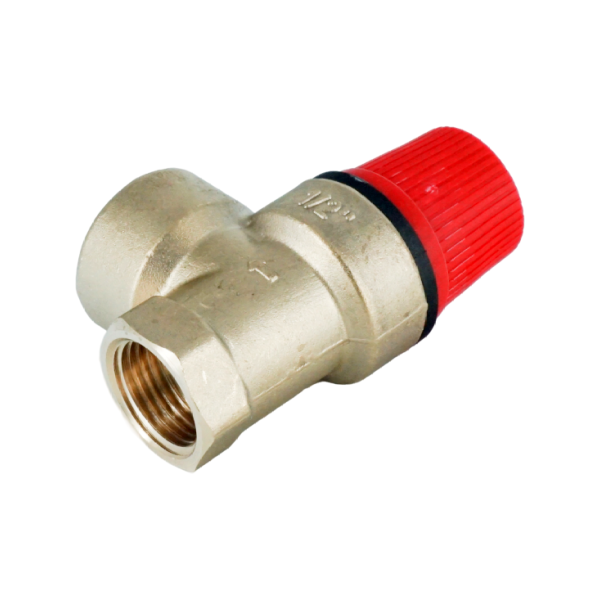 Клапан предохранительный мембранный ELSEN ESV08 1/2"х3/4" ВВ 8 бар, латунь