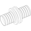 Муфта равнопроходная Rehau RAUTHERM S, 20 x 20, оцинкованная латунь