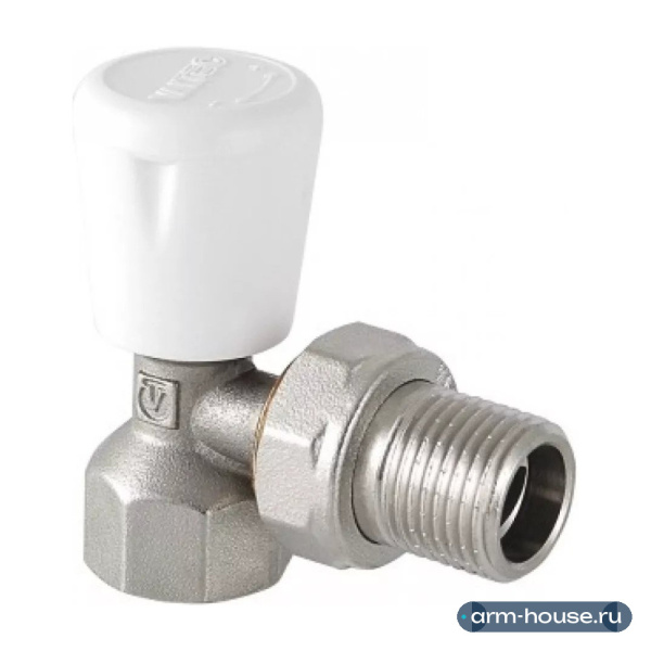 Valtec 1/2" клапан регулирующий | Угловой ручной «мини»