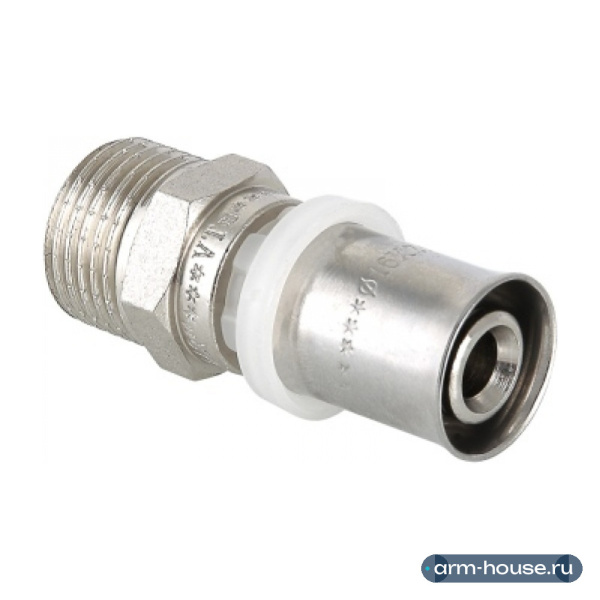 Пресс-фитинг VALTEC 16х1/2" с наружной резьбой (арт. VTm.201.N.001604)
