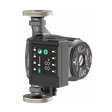 Насос циркуляционный PUMPMAN STAR25/4A с частотным регулированием скорости вращения, мощность 5-22 Вт, 1", автоматическая регулировка частоты вращения, пропорционального и постоянного давления, фиксированный и ночной режим, макс.давление 10 бар