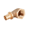 Угольник настенный ВР РЕХАУ RAUTITAN, 20-Rp 1/2", бронза (RX+), с длинным патрубком