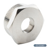 Футорка 1 1/2" х 1/2" НР-ВР, никелированная Alato