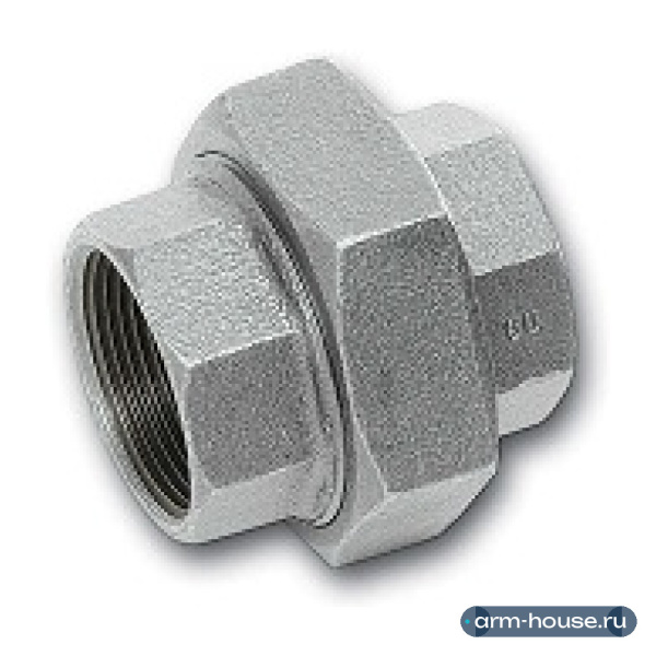 Сгон ВР самоуплотняющийся SANHA, 1", оцинкованный, 340#